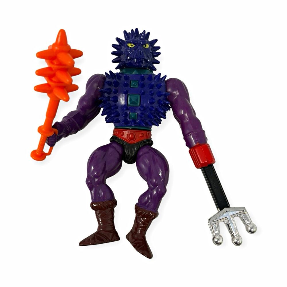 Vintage 1984 Mattel MOTU Spikor Complete w/ Mace & Spike Weapon He-Man Figure